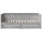 vidaXL Tumbona con cajones madera ingeniería gris hormigón 90x200 cm vidaXL Tumbona con cajones madera ingeniería gris hormigón 90x200 cm
