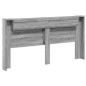vidaXL Cabecero de cama con LED gris Sonoma 200x16,5x103,5 cm vidaXL Cabecero de cama con LED gris Sonoma 200x16,5x103,5 cm