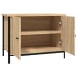 vidaXL Mueble de TV madera contrachapada roble Sonoma 60x35x45 cm vidaXL Mueble de TV madera contrachapada roble Sonoma 60x35x45 cm