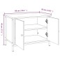 vidaXL Mueble de TV madera contrachapada roble Sonoma 60x35x45 cm vidaXL Mueble de TV madera contrachapada roble Sonoma 60x35x45 cm