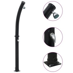 vidaXL Ducha solar negra 214 cm 20 L
