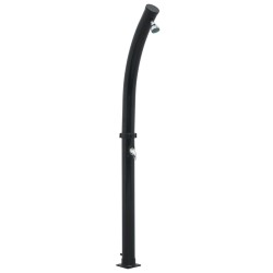 vidaXL Ducha solar negra 214 cm 20 L