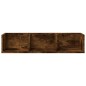 vidaXL Muebles de pared 2 uds madera de ingeniería roble ahumado vidaXL Muebles de pared 2 uds madera de ingeniería roble ahumado