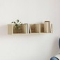 vidaXL Mueble de pared madera de ingeniería roble Sonoma 75x18x16,5 cm vidaXL Mueble de pared madera de ingeniería roble Sonoma 75x18x16,5 cm