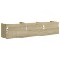 vidaXL Mueble de pared madera de ingeniería roble Sonoma 75x18x16,5 cm vidaXL Mueble de pared madera de ingeniería roble Sonoma 75x18x16,5 cm