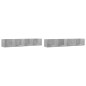 vidaXL Muebles de pared 2 unidades gris hormigón 99x18x16,5 cm vidaXL Muebles de pared 2 unidades gris hormigón 99x18x16,5 cm