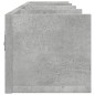 vidaXL Muebles de pared 2 unidades gris hormigón 99x18x16,5 cm vidaXL Muebles de pared 2 unidades gris hormigón 99x18x16,5 cm