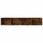 vidaXL Muebles de pared 2 unidades roble ahumado 99x18x16,5 cm vidaXL Muebles de pared 2 unidades roble ahumado 99x18x16,5 cm