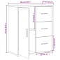 vidaXL Aparador de madera de ingeniería blanco 60x31x70 cm vidaXL Aparador de madera de ingeniería blanco 60x31x70 cm