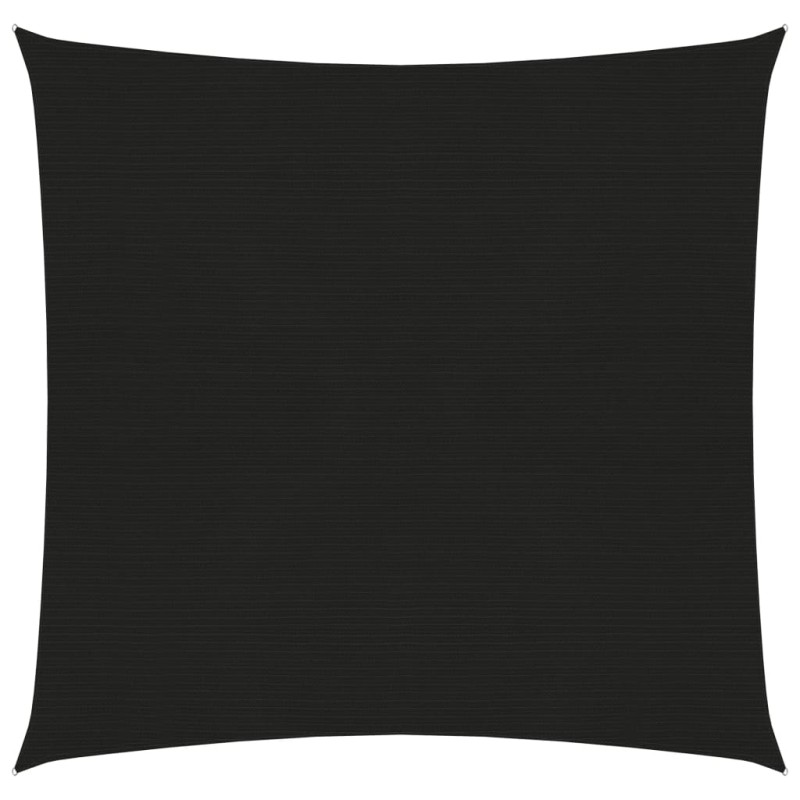 vidaXL Toldo de vela HDPE negro 160 g/m² 2x2 m vidaXL Toldo de vela HDPE negro 160 g/m² 2x2 m
