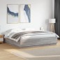vidaXL Estructura de cama madera de ingeniería gris Sonoma 180x200 cm