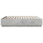 vidaXL Estructura de cama madera de ingeniería gris hormigón 180x200cm vidaXL Estructura de cama madera de ingeniería gris hormigón 180x200cm