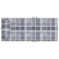 vidaXL Cojines de silla respaldo alto 6 uds tela Oxford a cuadros gris vidaXL Cojines de silla respaldo alto 6 uds tela Oxford a cuadros gris