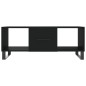 vidaXL Mesa de centro madera contrachapada negro 102x50x40 cm vidaXL Mesa de centro madera contrachapada negro 102x50x40 cm