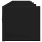 vidaXL Muebles de pared 2 uds madera de ingeniería negro 99x18x16,5 cm vidaXL Muebles de pared 2 uds madera de ingeniería negro 99x18x16,5 cm