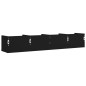 vidaXL Muebles de pared 2 uds madera de ingeniería negro 99x18x16,5 cm vidaXL Muebles de pared 2 uds madera de ingeniería negro 99x18x16,5 cm