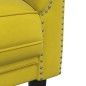 vidaXL Sofá de 2 plazas terciopelo amarillo vidaXL Sofá de 2 plazas terciopelo amarillo