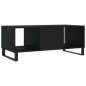 vidaXL Mesa de centro madera contrachapada negro 102x50x40 cm vidaXL Mesa de centro madera contrachapada negro 102x50x40 cm