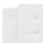 vidaXL Estructura de cama con luz LED cuero sintético blanco 180x200cm vidaXL Estructura de cama con luz LED cuero sintético blanco 180x200cm