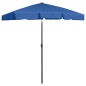 vidaXL Sombrilla de playa azul celeste 180x120 cm vidaXL Sombrilla de playa azul celeste 180x120 cm