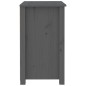 vidaXL Mesita de noche madera maciza de pino gris 50x35x61,5 cm vidaXL Mesita de noche madera maciza de pino gris 50x35x61,5 cm