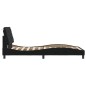 vidaXL Estructura de cama con luces LED terciopelo negro 100x200 cm vidaXL Estructura de cama con luces LED terciopelo negro 100x200 cm