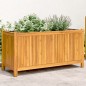 vidaXL Jardinera con forro madera maciza de acacia 99,5x38x50 cm vidaXL Jardinera con forro madera maciza de acacia 99,5x38x50 cm