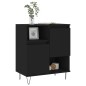 vidaXL Aparador de madera contrachapada negro 60x35x70 cm vidaXL Aparador de madera contrachapada negro 60x35x70 cm