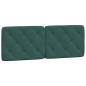 vidaXL Cama con colchón terciopelo verde oscuro 120x200 cm vidaXL Cama con colchón terciopelo verde oscuro 120x200 cm