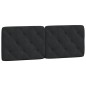 vidaXL Cama con colchón terciopelo negro 140x190 cm vidaXL Cama con colchón terciopelo negro 140x190 cm