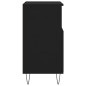 vidaXL Aparador de madera contrachapada negro 60x35x70 cm vidaXL Aparador de madera contrachapada negro 60x35x70 cm