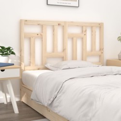 vidaXL Cabecero de cama madera maciza de pino 125,5x4x100 cm