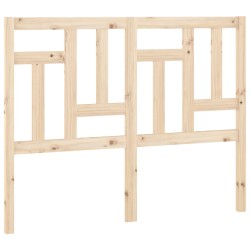 vidaXL Cabecero de cama madera maciza de pino 125,5x4x100 cm