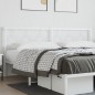 vidaXL Cabecero de metal blanco 200 cm vidaXL Cabecero de metal blanco 200 cm