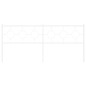 vidaXL Cabecero de metal blanco 200 cm vidaXL Cabecero de metal blanco 200 cm