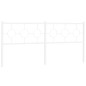 vidaXL Cabecero de metal blanco 200 cm vidaXL Cabecero de metal blanco 200 cm