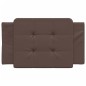 vidaXL Cabecero de cama acolchado cuero sintético marrón 80 cm vidaXL Cabecero de cama acolchado cuero sintético marrón 80 cm