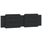 vidaXL Cabecero de cama acolchado cuero sintético negro 180 cm vidaXL Cabecero de cama acolchado cuero sintético negro 180 cm