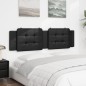 vidaXL Cabecero de cama acolchado cuero sintético negro 180 cm vidaXL Cabecero de cama acolchado cuero sintético negro 180 cm