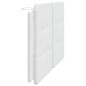 vidaXL Cabecero de cama acolchado cuero sintético blanco 160 cm vidaXL Cabecero de cama acolchado cuero sintético blanco 160 cm