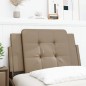 vidaXL Cabecero de cama acolchado cuero sintético capuchino 80 cm vidaXL Cabecero de cama acolchado cuero sintético capuchino 80 cm