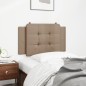 vidaXL Cabecero de cama acolchado cuero sintético capuchino 80 cm vidaXL Cabecero de cama acolchado cuero sintético capuchino 80 cm
