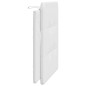 vidaXL Cabecero de cama acolchado cuero sintético blanco 100 cm vidaXL Cabecero de cama acolchado cuero sintético blanco 100 cm