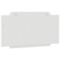 vidaXL Cabecero de cama acolchado cuero sintético blanco 100 cm vidaXL Cabecero de cama acolchado cuero sintético blanco 100 cm