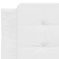 vidaXL Estructura cama con luces LED cuero sintético blanco 80x200 cm vidaXL Estructura cama con luces LED cuero sintético blanco 80x200 cm