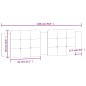 vidaXL Cabecero de cama acolchado cuero sintético blanco negro 180 cm vidaXL Cabecero de cama acolchado cuero sintético blanco negro 180 cm