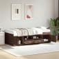 vidaXL Tumbona con cajones madera ingeniería roble marrón 90x190 cm vidaXL Tumbona con cajones madera ingeniería roble marrón 90x190 cm