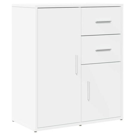 vidaXL Aparador de madera de ingeniería blanco 60x31x70 cm