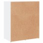 vidaXL Aparador de madera de ingeniería blanco 60x31x70 cm vidaXL Aparador de madera de ingeniería blanco 60x31x70 cm