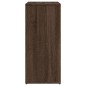 vidaXL Aparador de madera de ingeniería marrón roble 60x31x70 cm vidaXL Aparador de madera de ingeniería marrón roble 60x31x70 cm